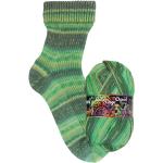 Grüne Opal Sockenwolle mit Hundemotiv 