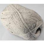 Sockenwolle Meilenweit 6fach Tweed von Lana Grossa, Grau