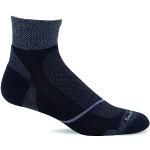Sockwell Men's Pulse Quarter Firm Compression Sock, Black - M/L