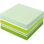 Grüne Soennecken Haftnotizwürfel aus Papier 
