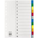 Beige Soennecken Kartonregister & Papierregister DIN A4 aus Papier 12-teilig 