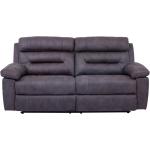 Sofa 2,5-Sitzer - grau - mit Relaxfunktion - 196 cm breit