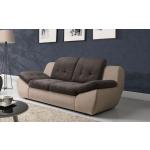 Braune Moderne Fun-Möbel Zweisitzer-Sofas aus Stoff Breite 150-200cm, Höhe 0-50cm, Tiefe 100-150cm 2 Personen 