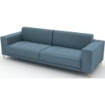 Pastellblaue Mycs Zweisitzer-Sofas aus Samt Breite 50-100cm, Höhe 50-100cm, Tiefe 200-250cm 2 Personen 