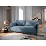 Blaue Moderne Fun-Möbel Design Schlafsofas aus Stoff Breite 100-150cm, Höhe 0-50cm, Tiefe 50-100cm 3 Personen 