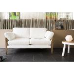 Reduzierte Weiße Moderne Pib Zweisitzer-Sofas lackiert aus Eiche Breite 150-200cm, Höhe 150-200cm, Tiefe 50-100cm 2 Personen 