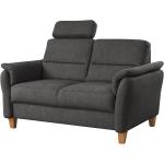Graue Sit & More Zweisitzer-Sofas aus Textil Breite 100-150cm, Höhe 50-100cm, Tiefe 50-100cm 2 Personen 
