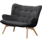 Schwarze Norrwood Zweisitzer-Sofas aus Textil Breite 100-150cm, Höhe 50-100cm, Tiefe 50-100cm 2 Personen 