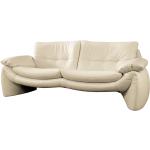 Weiße Loftscape Zweisitzer-Sofas aus Leder Breite 150-200cm, Höhe 50-100cm, Tiefe 50-100cm 2 Personen 