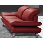 Rote Loftscape Zweisitzer-Sofas aus Leder Breite 200-250cm, Höhe 200-250cm, Tiefe 50-100cm 2 Personen 