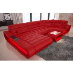 Rote Sofa Dreams XXL Wohnlandschaften aus Baumwolle Breite 350-400cm, Höhe 50-100cm, Tiefe 150-200cm 