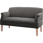 Graue Sit & More Zweisitzer-Sofas aus Massivholz Breite 100-150cm, Höhe 150-200cm, Tiefe 50-100cm 2 Personen 