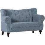 Hellblaue xxxlutz Zweisitzer-Sofas aus Textil mit Armlehne Breite 150-200cm, Höhe 150-200cm, Tiefe 50-100cm 2 Personen 