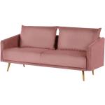Reduzierte Goldene Boho Zweisitzer-Sofas aus Samt Breite 50-100cm, Höhe 150-200cm 2 Personen 