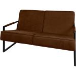 Braune Industrial Ars Manufacti Manchester Zweisitzer-Sofas aus Textil Breite 100-150cm, Höhe 50-100cm, Tiefe 50-100cm 2 Personen 