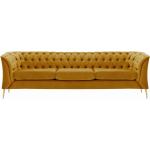 Reduzierte Gelbe Moderne Mercer41 Chesterfield Sofas aus Samt Breite 50-100cm, Höhe 200-250cm 2 Personen 