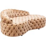 Beige KARE DESIGN Zweisitzer-Sofas aus Textil Breite 150-200cm, Höhe 50-100cm, Tiefe 50-100cm 2 Personen 