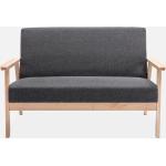 Vintage Orsay 2-Sitzer-Sofa aus schwarz gebeiztem Metall und