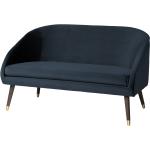 Schwarze Ridgevalley Zweisitzer-Sofas aus Textil Breite 100-150cm, Höhe 50-100cm, Tiefe 50-100cm 2 Personen 
