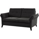 Schwarze Sit & More Zweisitzer-Sofas aus Textil Breite 150-200cm, Höhe 50-100cm, Tiefe 100-150cm 2 Personen 