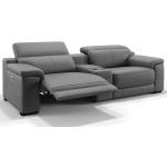 Sofanella Sora Heimkino-Couch 2-Sitzer Leder grau
