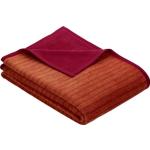 Rote Unifarbene Moderne IBENA Sofaüberwürfe & Sofaschoner aus Baumwollmischung 