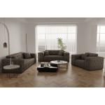 Braune Fun-Möbel Couchgarnituren 3-2-1 aus Stoff Breite 0-50cm, Höhe 0-50cm, Tiefe 0-50cm 2 Personen 