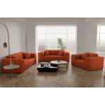 Orange Fun-Möbel Couchgarnituren 3-2-1 aus Stoff Breite 0-50cm, Höhe 0-50cm, Tiefe 0-50cm 2 Personen 