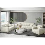 Fun-Möbel Couchgarnituren 3-2-1 aus Stoff 2 Personen 