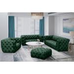Schwarze Fun-Möbel Couchgarnituren 3-2-1 aus Stoff Tiefe 0-50cm 2 Personen 