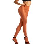 Orange Elegante Feinstrumpfhosen aus Nylon für Damen Größe 40 