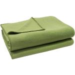 Grüne Unifarbene Kuscheldecken & Wohndecken aus Fleece 110x150 