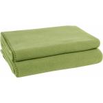 Grüne Zoeppritz Kuscheldecken & Wohndecken aus Fleece maschinenwaschbar 110x150 