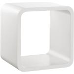 Weiße Regalraum Softcube Regalwürfel aus Holz Breite 0-50cm, Höhe 0-50cm, Tiefe 0-50cm 