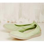 Reduzierte Mintgrüne Softinos Damenballerinas aus Leder mit herausnehmbarem Fußbett Größe 40 für den für den Sommer 