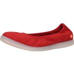 Reduzierte Rote Softinos Damenballerinas mit herausnehmbarem Fußbett Größe 37 