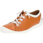 Orange Softinos Low Sneaker für Damen 