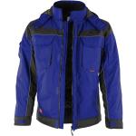 Kornblumenblaue Arbeitsjacken & Bundjacken mit Reißverschluss aus Polyamid Größe XL für den für den Winter 