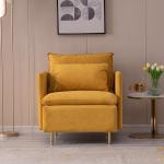 Reduzierte Gelbe Lounge Sessel aus MDF gepolstert Breite 50-100cm, Höhe 50-100cm, Tiefe 50-100cm 