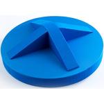 softX Balance Trainingsgerät Therapie-Kreisel, blau, ca. 37,5 x 37,5 x 10 cm