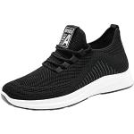 Schwarze Slip-on Sneaker ohne Verschluss leicht für Herren Größe 42 für den für den Herbst 