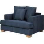 Blaue SOHO Lounge Sessel Breite 100-150cm, Höhe 50-100cm, Tiefe 100-150cm 