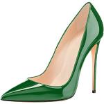 Grüne Lack-Optik High Heels & Stiletto-Pumps für Damen Größe 40 für den für den Herbst 