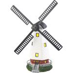 Solar-Deko-Windmühle mit drehendem Windrad & LED-Licht, 8-Stunden-Akku