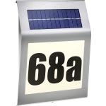 Solar Hausnummern aus Edelstahl 