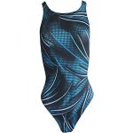Schwarze Solar Damenschwimmanzüge & Damensportbadeanzüge mit Racerback Größe S 