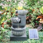 Moderne Gartenbrunnen & Springbrunnen aus Kunstharz Solar 