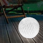 Esotec LED Solarleuchten mit Meer-Motiv aus Stein 