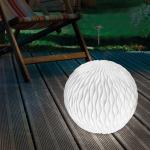 Esotec LED Solarleuchten mit Meer-Motiv aus Sandstein 