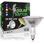 SOLAR RAPTOR HID UV-Strahler 70 Watt Flood, Metalldampflampe, Wärme & UV-Lampe für Terrarien